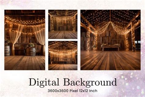 Rustic Wood Country Barn Studio Backdrop Graphic by sistadesign29 · Creative Fabrica