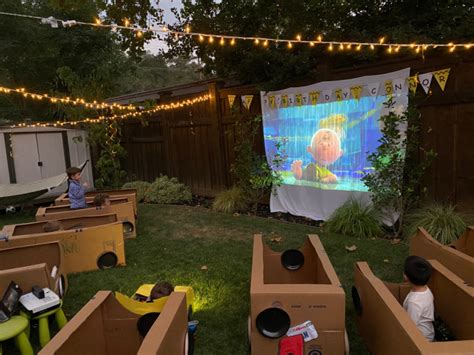 Outdoor Movie Night Party Ideas