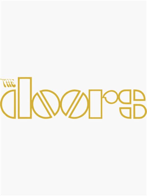 "The Doors band logo" Sticker for Sale by SharonRossF | Redbubble