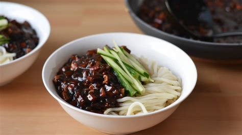 Jajangmyeon (Korean Black Bean Noodles) Recipe