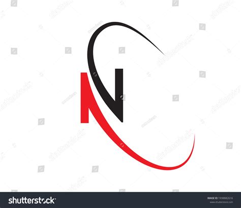 Creative Modern N Letter Logo Design Stock Vector (Royalty Free ...