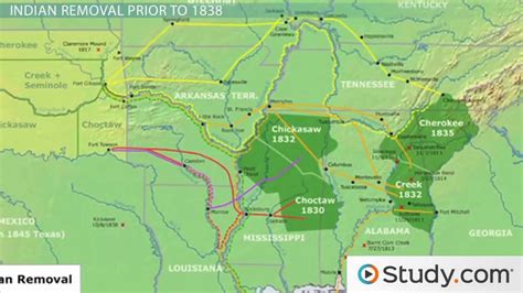 Trail of Tears | Overview, Map & Participants - Video & Lesson ...