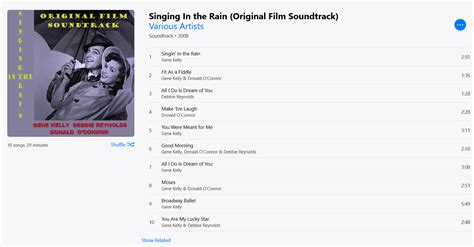 Various Artists – Singing In the Rain (Original Film Soundtrack) [iTunes Plus M4A] | iTD Music