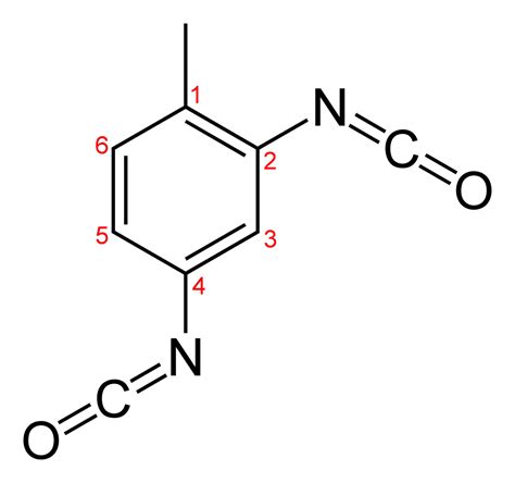 File:Toluene-2,4-diisocyanate-2D-skeletal.png - Wikimedia Commons