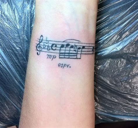 32 Cool Music Note Tattoo Ideas