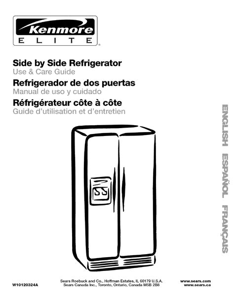 Kenmore Elite Freezer Manual