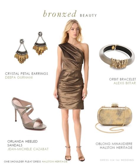 Bronze Cocktail Dress