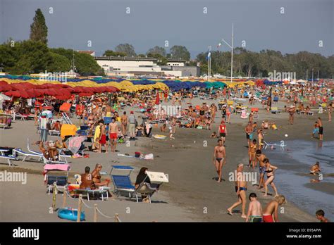 Italy, Grado, beach Stock Photo - Alamy