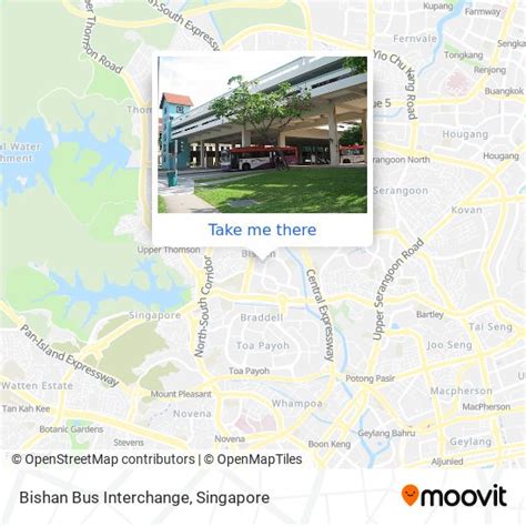 How to get to Bishan Bus Interchange in Singapore by metro or bus?