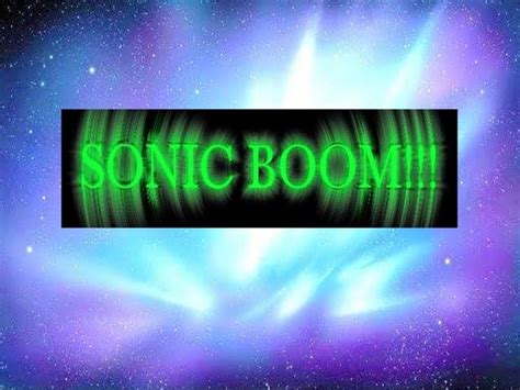 Sonic boom