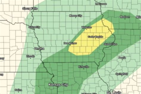 Possible Severe Weather Thursday Afternoon in Iowa