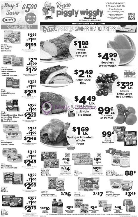 Piggly Wiggly Weekly ad valid from 06/07/2023 to 06/13/2023 - MallsCenters