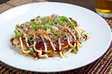 Okonomiyaki, Hiroshima Style - Closet Cooking