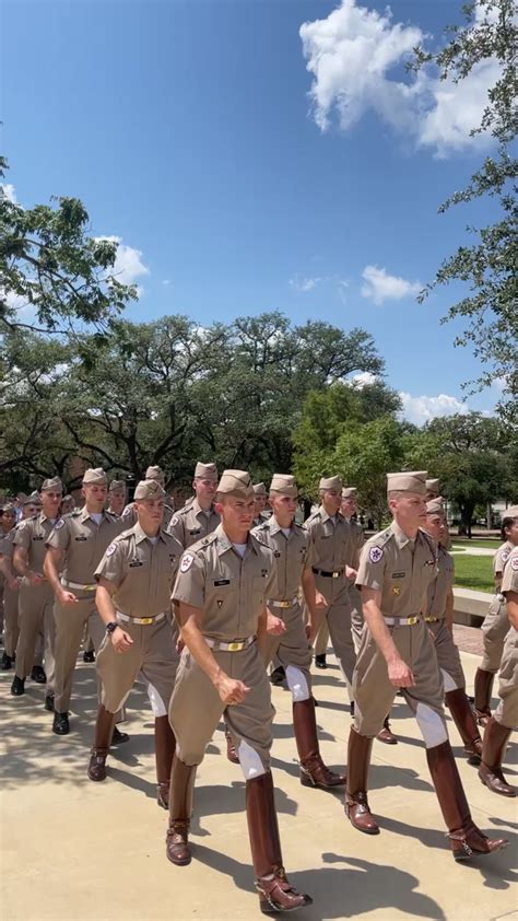 Howdy from today’s Texas A&M Corps of Cadets march-in! | By Texas A&M ...