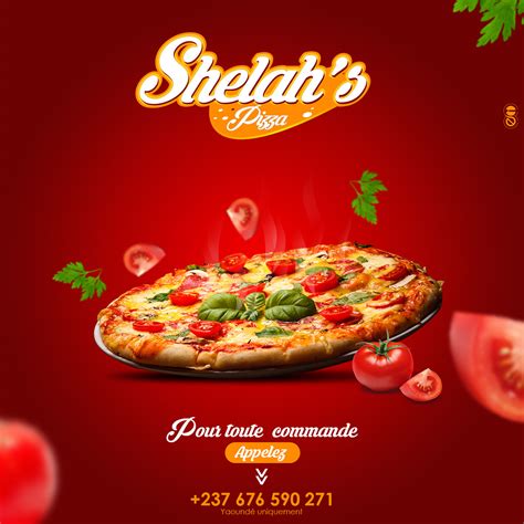 Shelah's Pizza on Behance