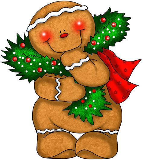 free christmas clipart gingerbread man - Clip Art Library