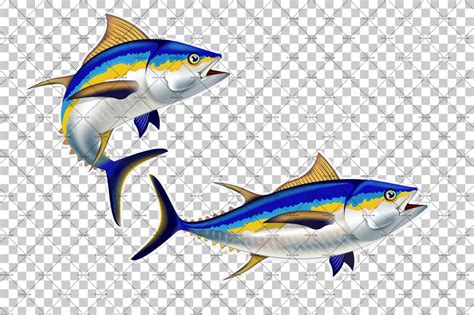 Yellowfin Tuna Logos By Moloko88 | TheHungryJPEG