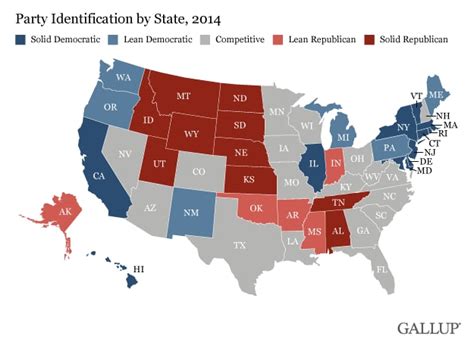 Republican And Democratic States Map – Interactive Map