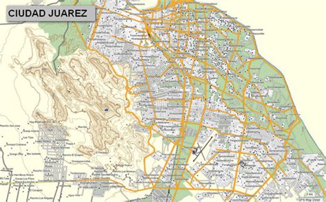 Ciudad Juarez Map Of Mexico