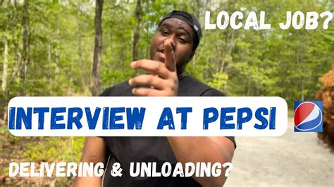 PEPSI TRUCK DRIVER 🚛 INTERVIEW PROCESS & TIPS - YouTube