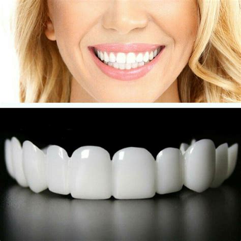 Dentures Teeth Temporary Teeth Perfect Fake Teeth Nature and Comfortable, Protect Your Teeth and ...