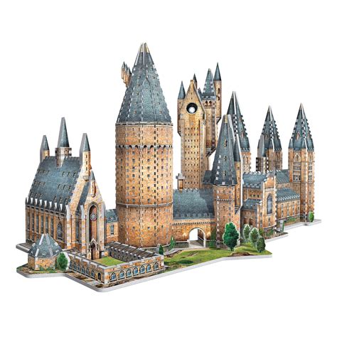 4D Cityscape Harry Potter Hogwarts Castle Wizarding World 3D Puzzle, 428 Pieces ...