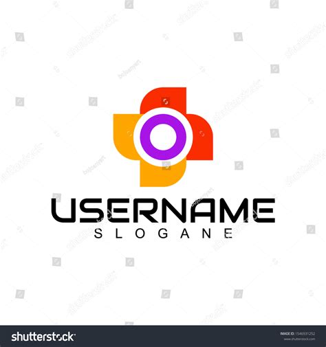 Circle Cross Logo Design Concept Stock Vector (Royalty Free) 1546931252 | Shutterstock