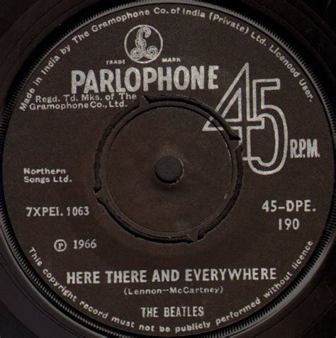 The Beatles - Here There And Everywhere | Releases | Discogs