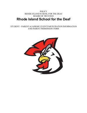 Fillable Online Adopted Policies - Rhode Island School for the Deaf ...