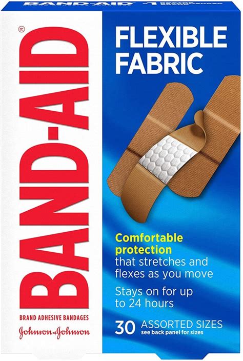 Health & Beauty-Band-Aid Brand Flexible Fabric Adhesive Bandages for ...