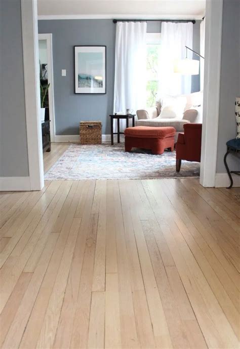 Red oak hardwood floor refinish. #TileEffectLaminateFlooring | White ...