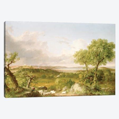 The Oxbow Canvas Wall Art by Thomas Cole | iCanvas