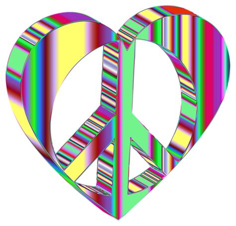 Peace clipart heart, Peace heart Transparent FREE for download on WebStockReview 2022