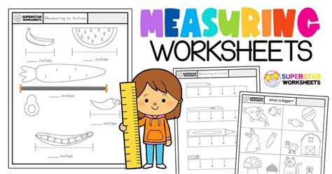 Kindergarten Measurement Worksheets - Superstar Worksheets