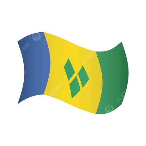 Saint Vincent Flag, Saint Vincent, Flag, Country PNG and Vector with ...