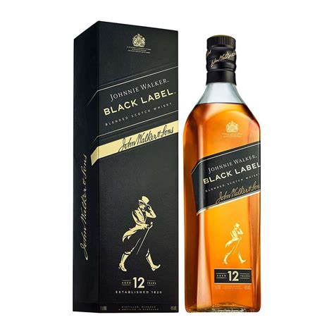 Johnnie Walker Whiskey Etiqueta Negra 1 L - Florería Villandry Flores ...