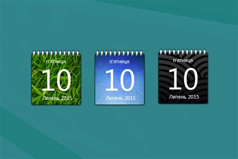 Calendars Windows 10 Gadget - Win10Gadgets