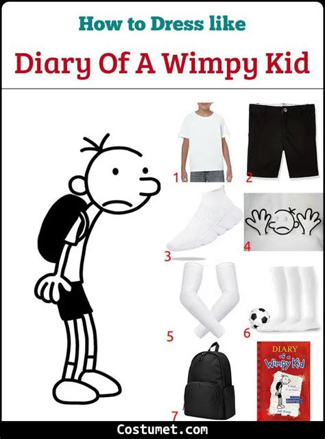 Greg Heffley (Diary of a Wimpy Kid) Costume for Halloween