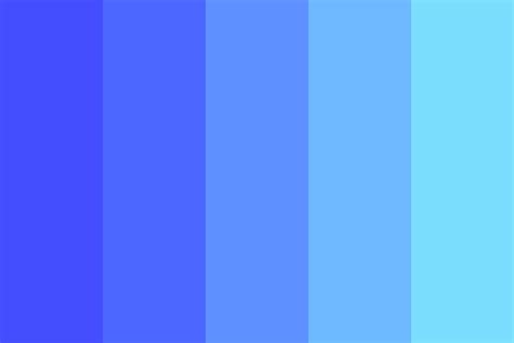 Ultra-Electric Blue Color Palette