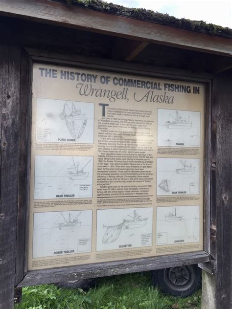 Read the Plaque - The History Of Commercial Fishing In Wrangell, Alaska