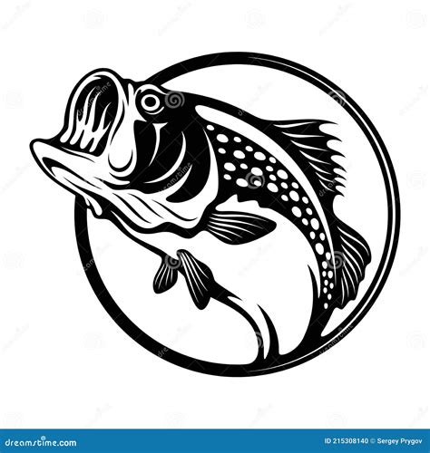 fishing logo - fish logo - fishing - animal - bass - vector - illustration - craibas.al.gov.br