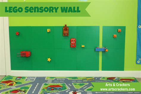 Easy Lego Sensory Wall | Vertical LEGO Kids Room Decor