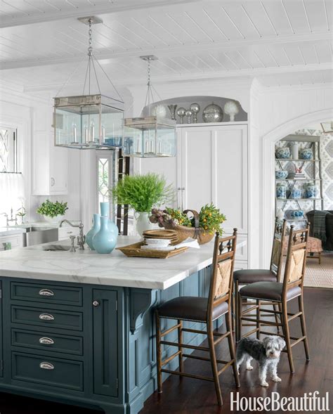 15 Great Design Ideas for Your Kitchen | Blue kitchen island, Kitchen inspirations, Kitchen interior