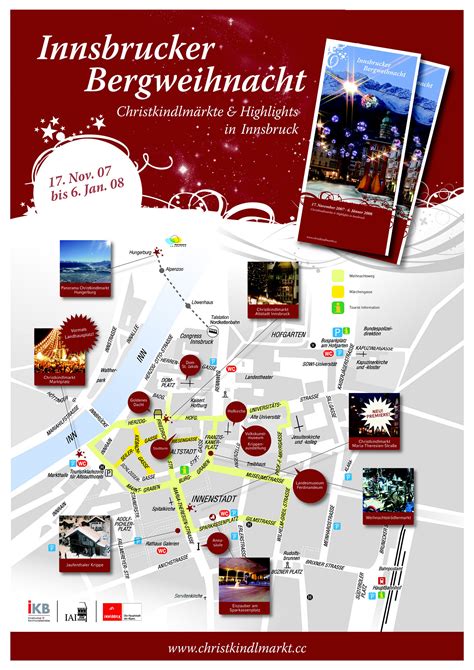 Innsbruck Christmas Markets Map - Innsbruck Austria • mappery