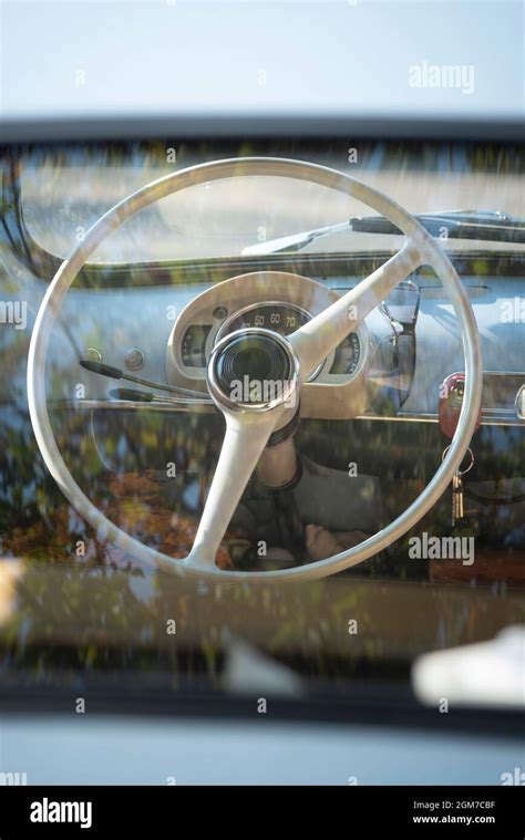 Internal View of Fiat 600 Vintage Cars Stock Photo - Alamy