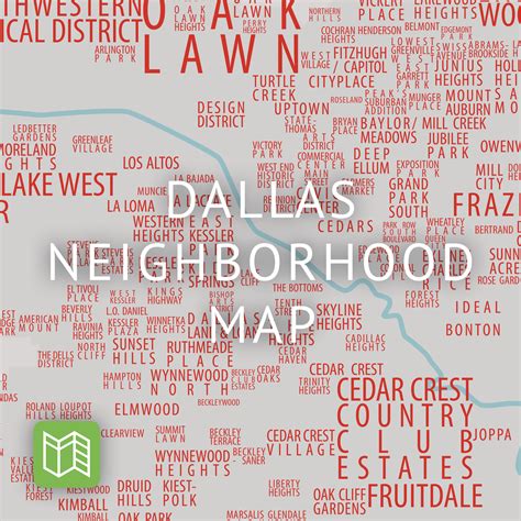 Dallas' Neighborhood Map — [bc]