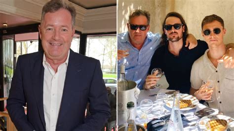 Piers Morgan finally reunites with sons as they enjoy St Tropez lunch ...