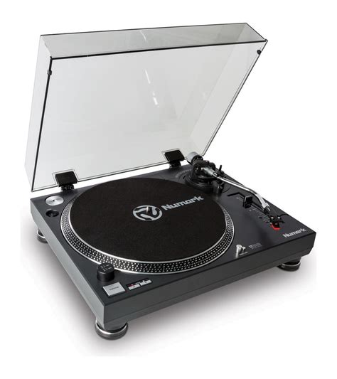 NUMARK TT250USB Direct Drive Turntable with USB & Pre-Mounted Cartridge ...