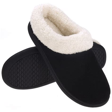 VONMAY Women's Slippers House Shoes Fuzzy Slip On Memory Foam Indoor Outdoor - Walmart.com