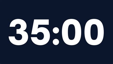 Set Alarm for 35 Minutes - 35 Minute Timer - ShutEye